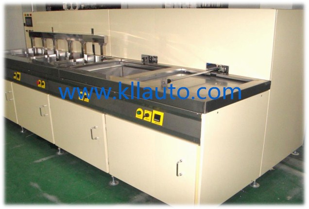 Semi-automatic hydrocarbon cleaning machine